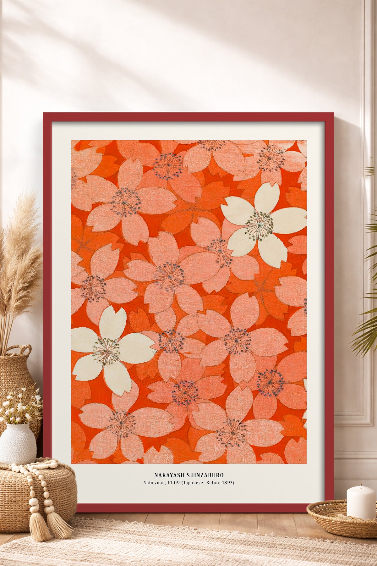 HOMEPACK Ahşap Çerçeveli Tablo Çerçeveli Poster Sanatsal Modern Duvar Dekoru JPN-031