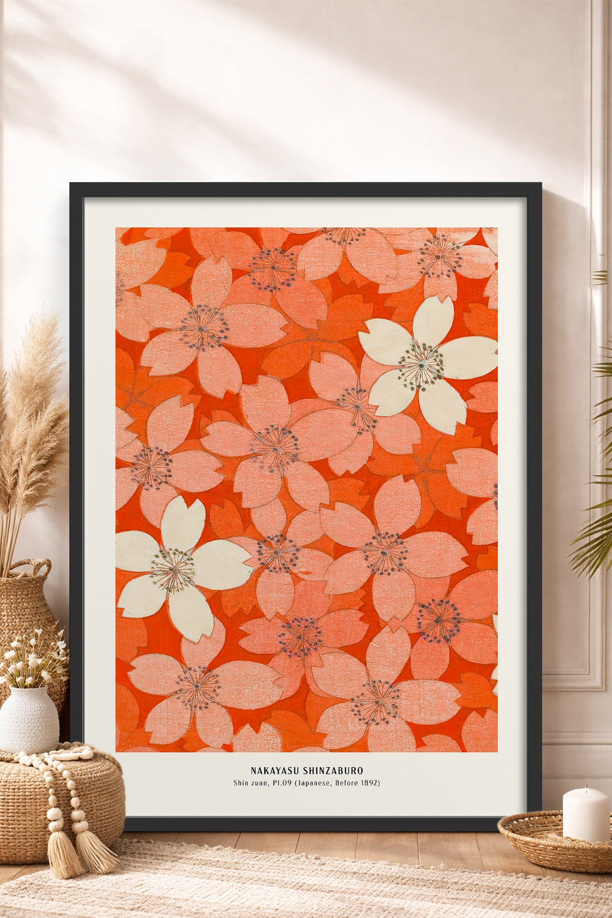 HOMEPACK Ahşap Çerçeveli Tablo Çerçeveli Poster Sanatsal Modern Duvar Dekoru JPN-031