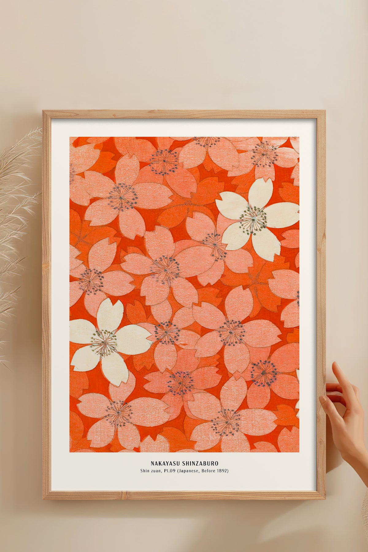 HOMEPACK Ahşap Çerçeveli Tablo Çerçeveli Poster Sanatsal Modern Duvar Dekoru JPN-031