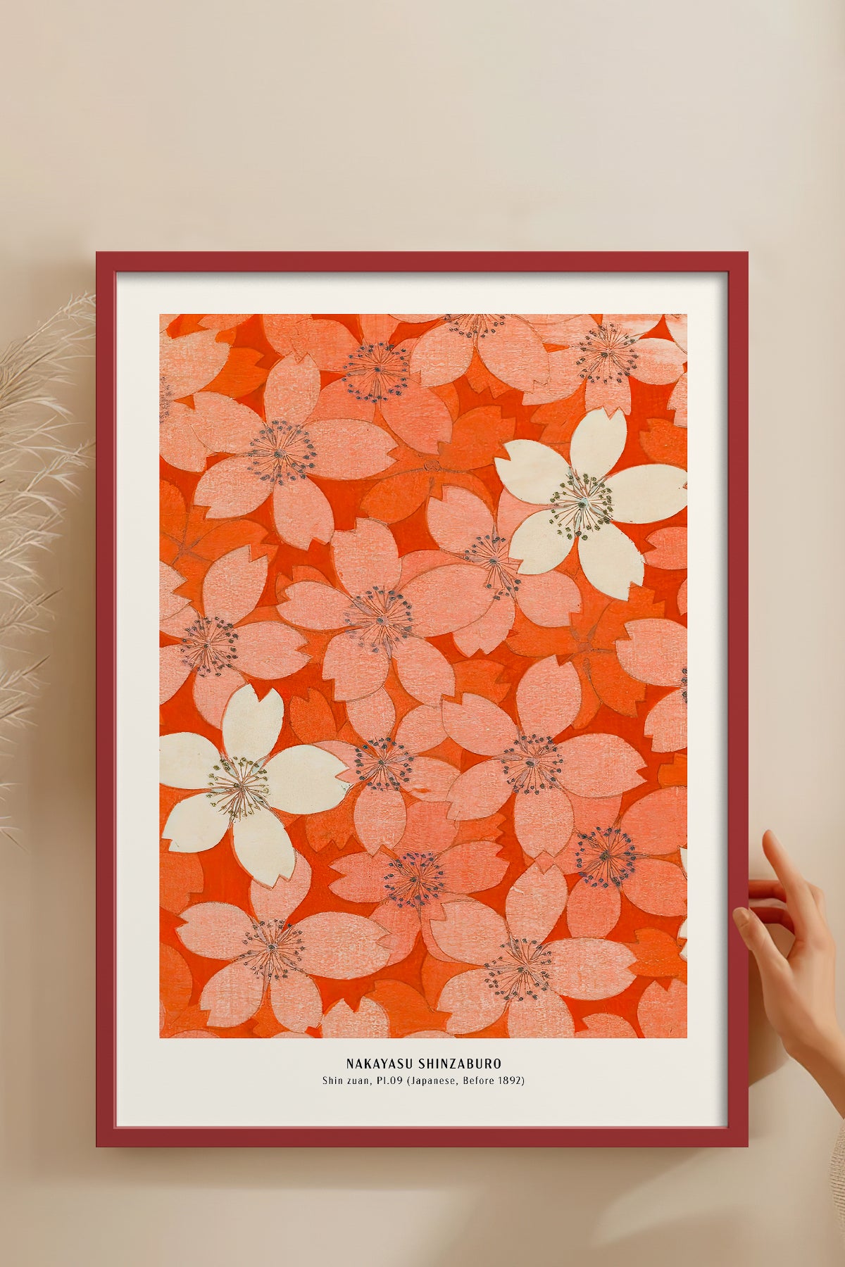 HOMEPACK Ahşap Çerçeveli Tablo Çerçeveli Poster Sanatsal Modern Duvar Dekoru JPN-031