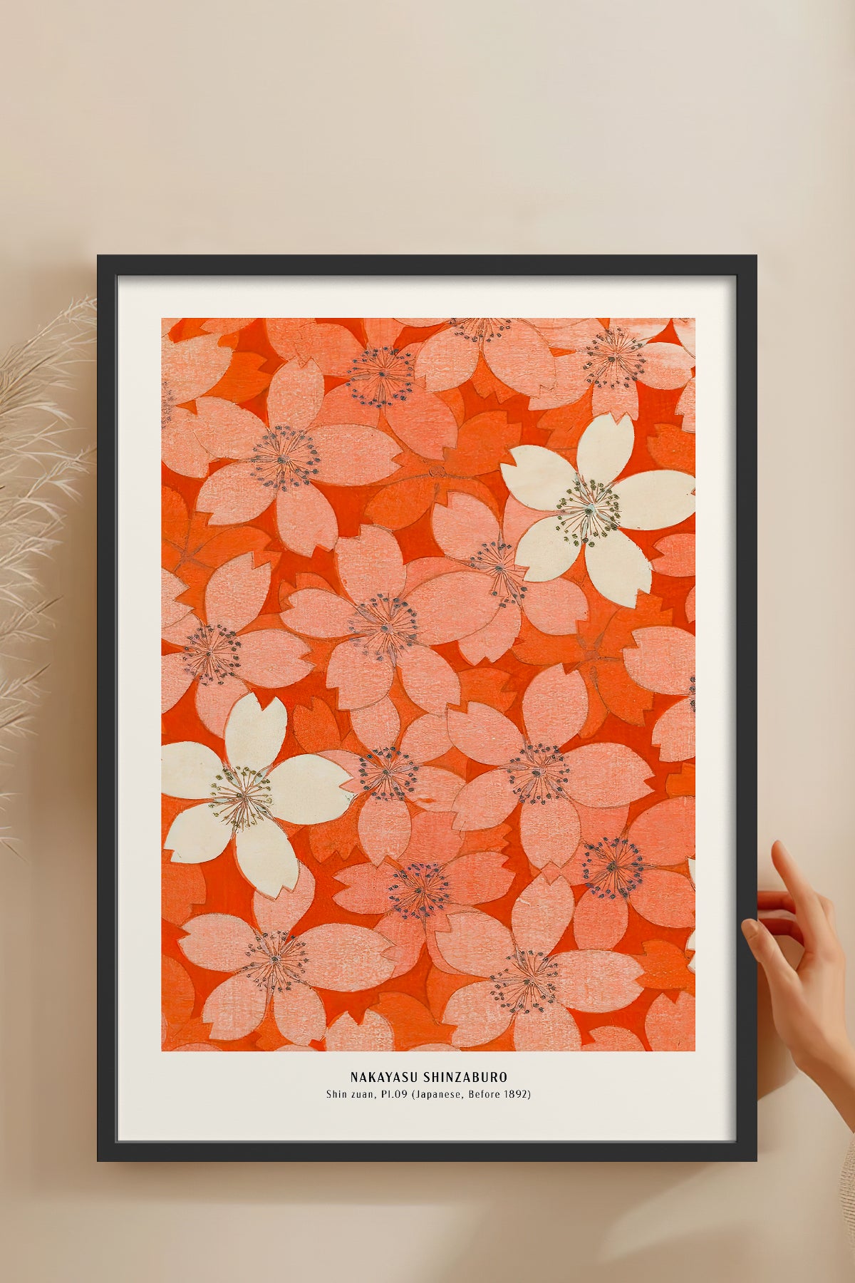 HOMEPACK Ahşap Çerçeveli Tablo Çerçeveli Poster Sanatsal Modern Duvar Dekoru JPN-031