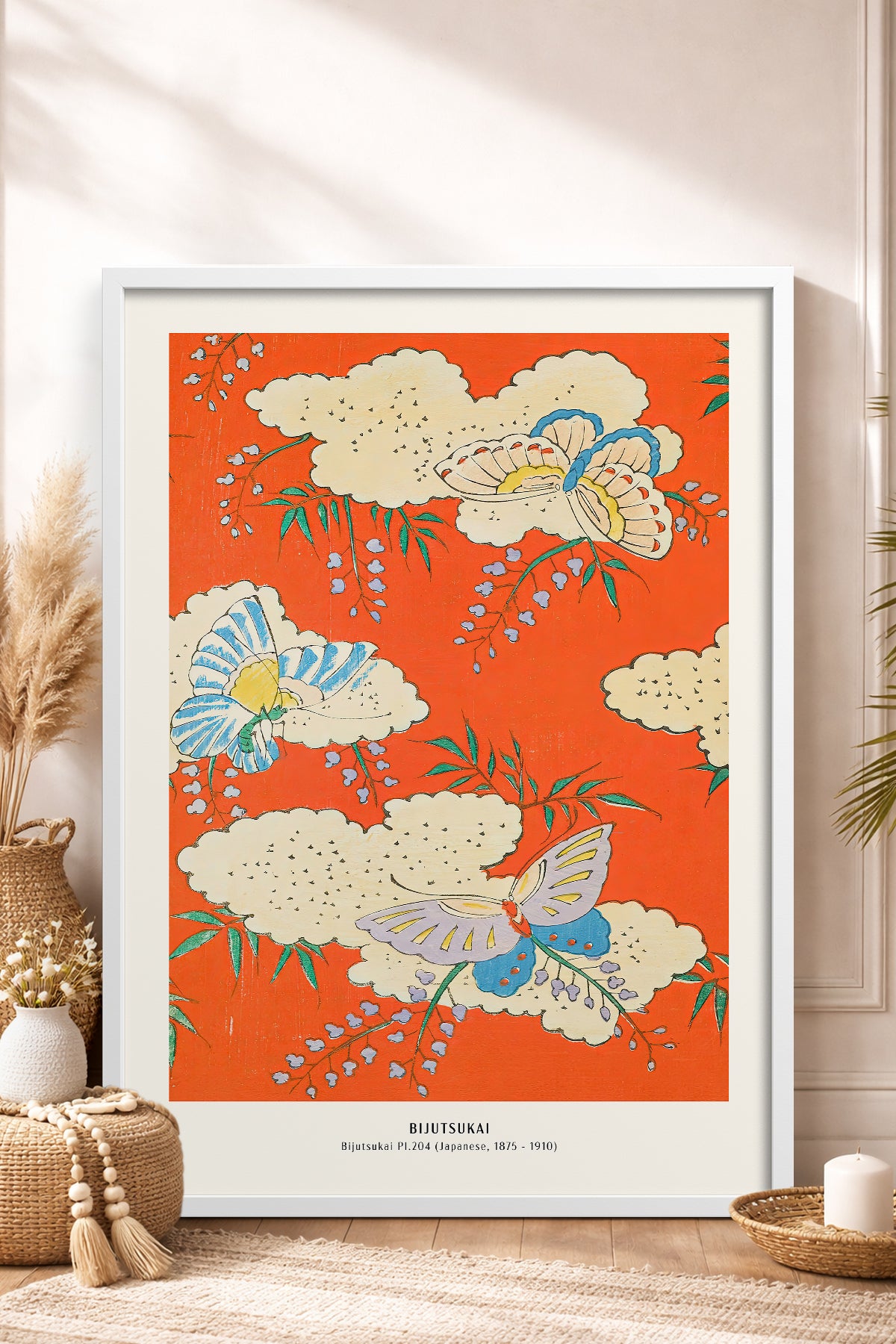 HOMEPACK Ahşap Çerçeveli Tablo Çerçeveli Poster Sanatsal Modern Duvar Dekoru JPN-032