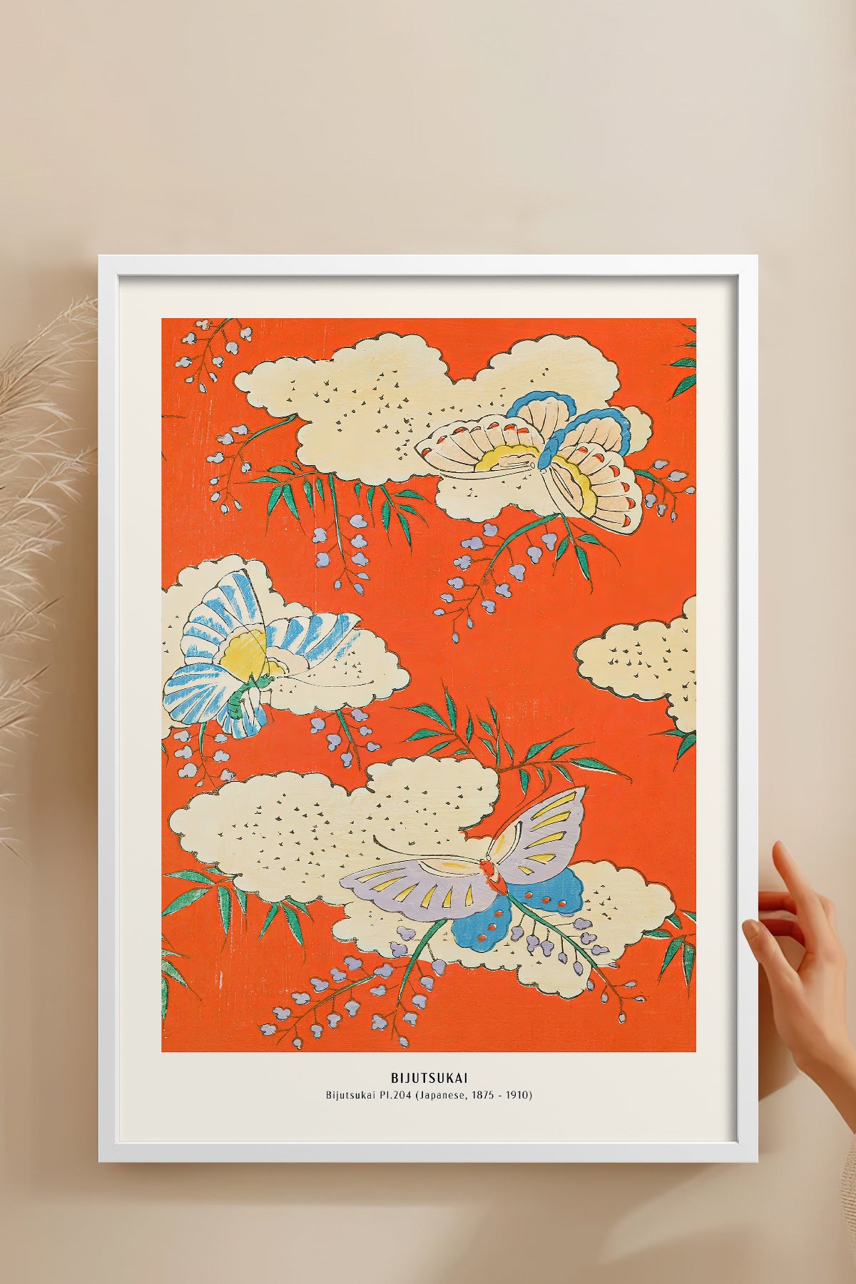 HOMEPACK Ahşap Çerçeveli Tablo Çerçeveli Poster Sanatsal Modern Duvar Dekoru JPN-032