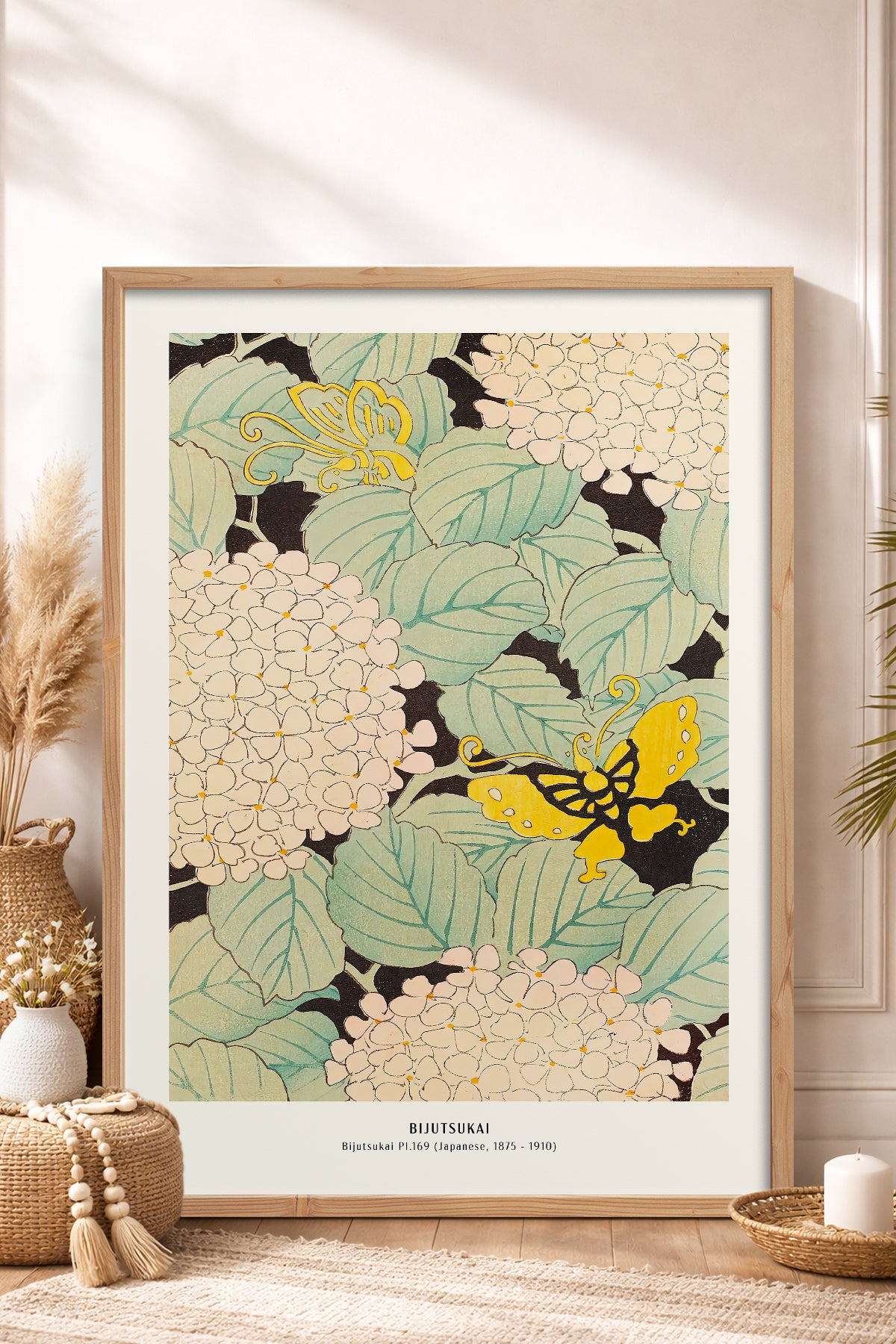 HOMEPACK Ahşap Çerçeveli Tablo Çerçeveli Poster Sanatsal Modern Duvar Dekoru JPN-034