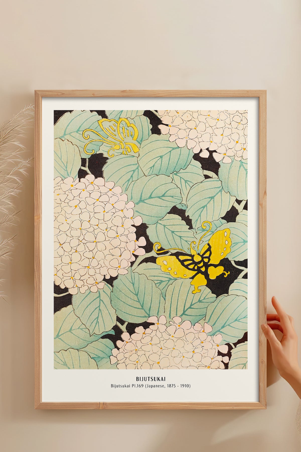 HOMEPACK Ahşap Çerçeveli Tablo Çerçeveli Poster Sanatsal Modern Duvar Dekoru JPN-034