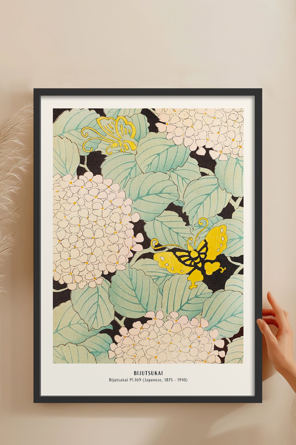 HOMEPACK Ahşap Çerçeveli Tablo Çerçeveli Poster Sanatsal Modern Duvar Dekoru JPN-034