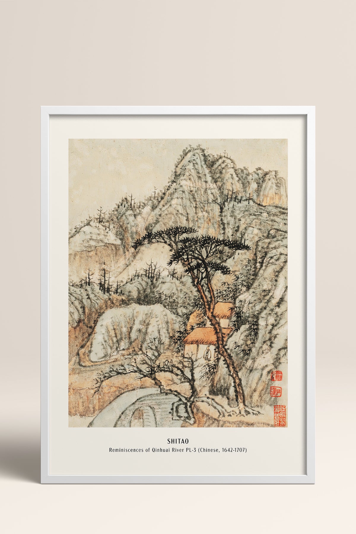 HOMEPACK Ahşap Çerçeveli Tablo Çerçeveli Poster Sanatsal Modern Duvar Dekoru JPN-04
