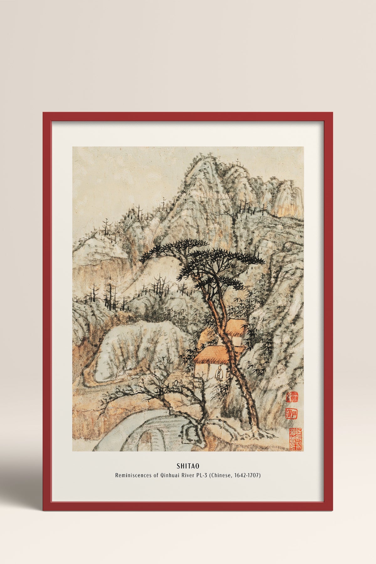 HOMEPACK Ahşap Çerçeveli Tablo Çerçeveli Poster Sanatsal Modern Duvar Dekoru JPN-04