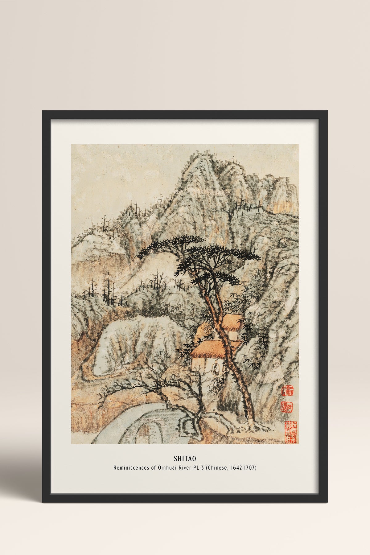 HOMEPACK Ahşap Çerçeveli Tablo Çerçeveli Poster Sanatsal Modern Duvar Dekoru JPN-04