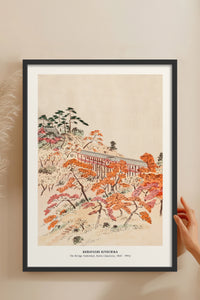 HOMEPACK Ahşap Çerçeveli Tablo Çerçeveli Poster Sanatsal Modern Duvar Dekoru JPN-044