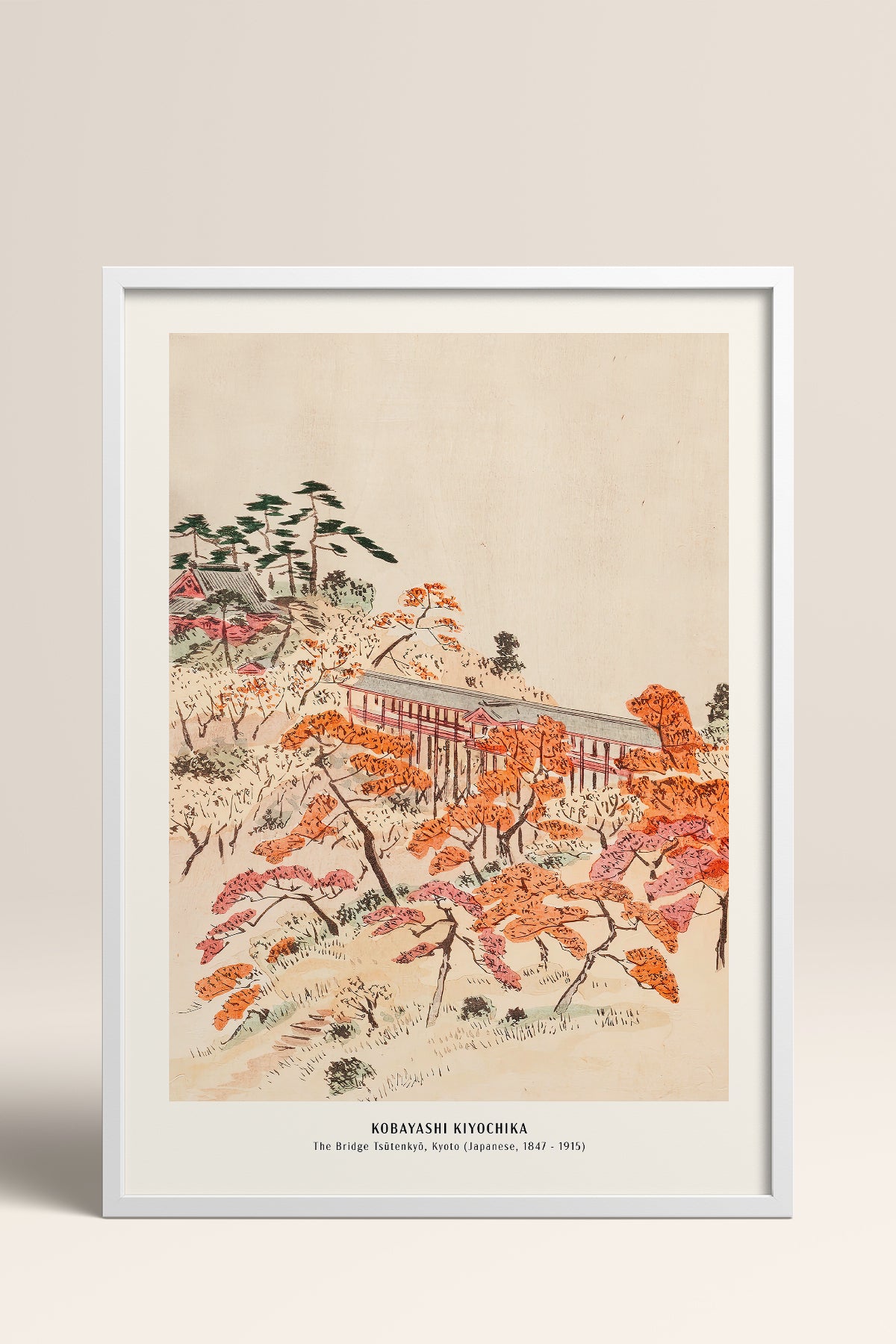 HOMEPACK Ahşap Çerçeveli Tablo Çerçeveli Poster Sanatsal Modern Duvar Dekoru JPN-044
