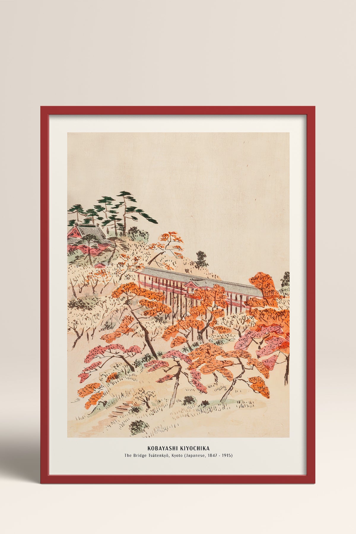 HOMEPACK Ahşap Çerçeveli Tablo Çerçeveli Poster Sanatsal Modern Duvar Dekoru JPN-044