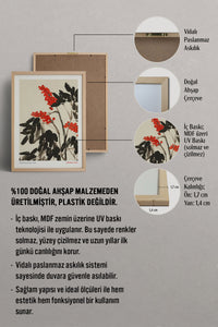 HOMEPACK Ahşap Çerçeveli Tablo Çerçeveli Poster Sanatsal Modern Duvar Dekoru JPN-049
