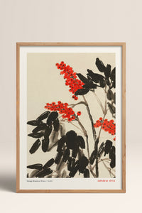 HOMEPACK Ahşap Çerçeveli Tablo Çerçeveli Poster Sanatsal Modern Duvar Dekoru JPN-049