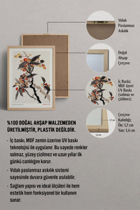 HOMEPACK Ahşap Çerçeveli Tablo Çerçeveli Poster Sanatsal Modern Duvar Dekoru JPN-051