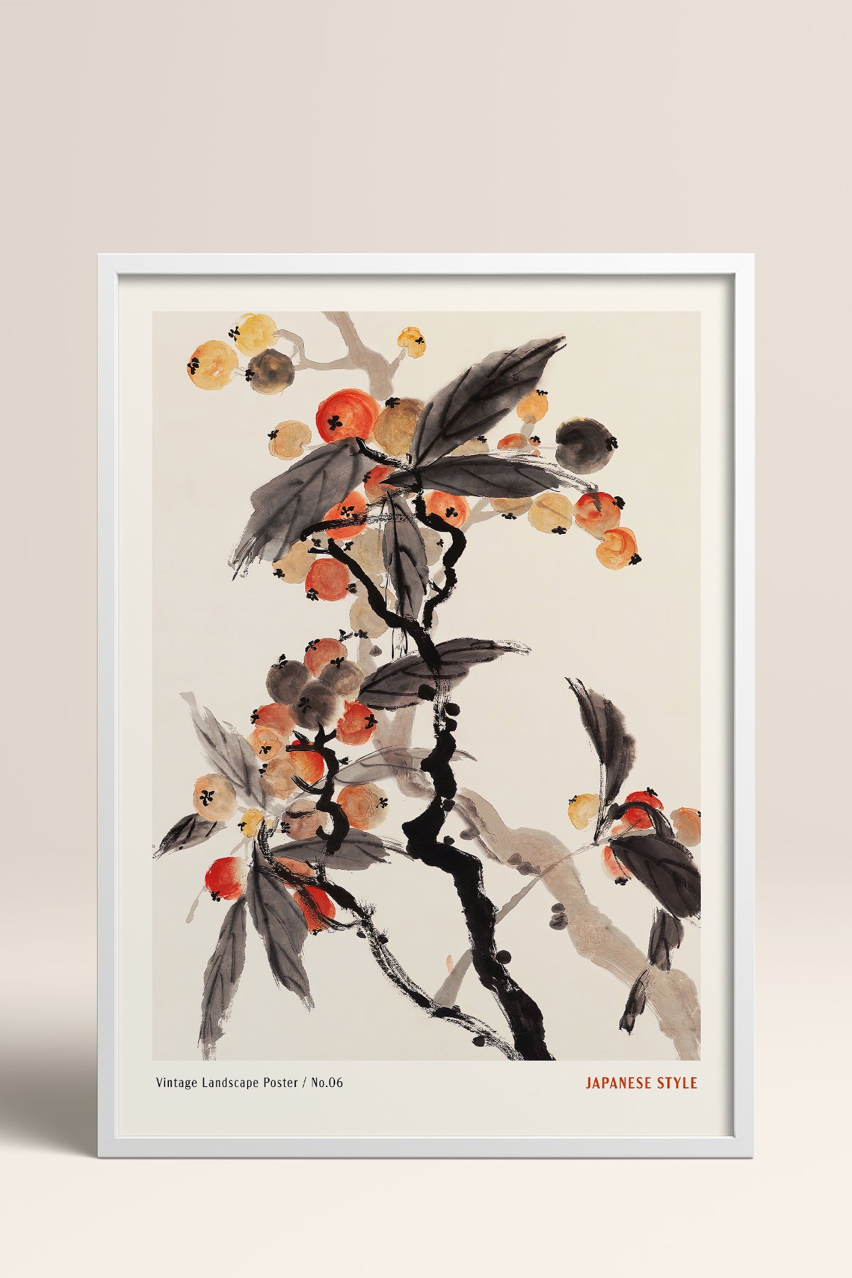 HOMEPACK Ahşap Çerçeveli Tablo Çerçeveli Poster Sanatsal Modern Duvar Dekoru JPN-051