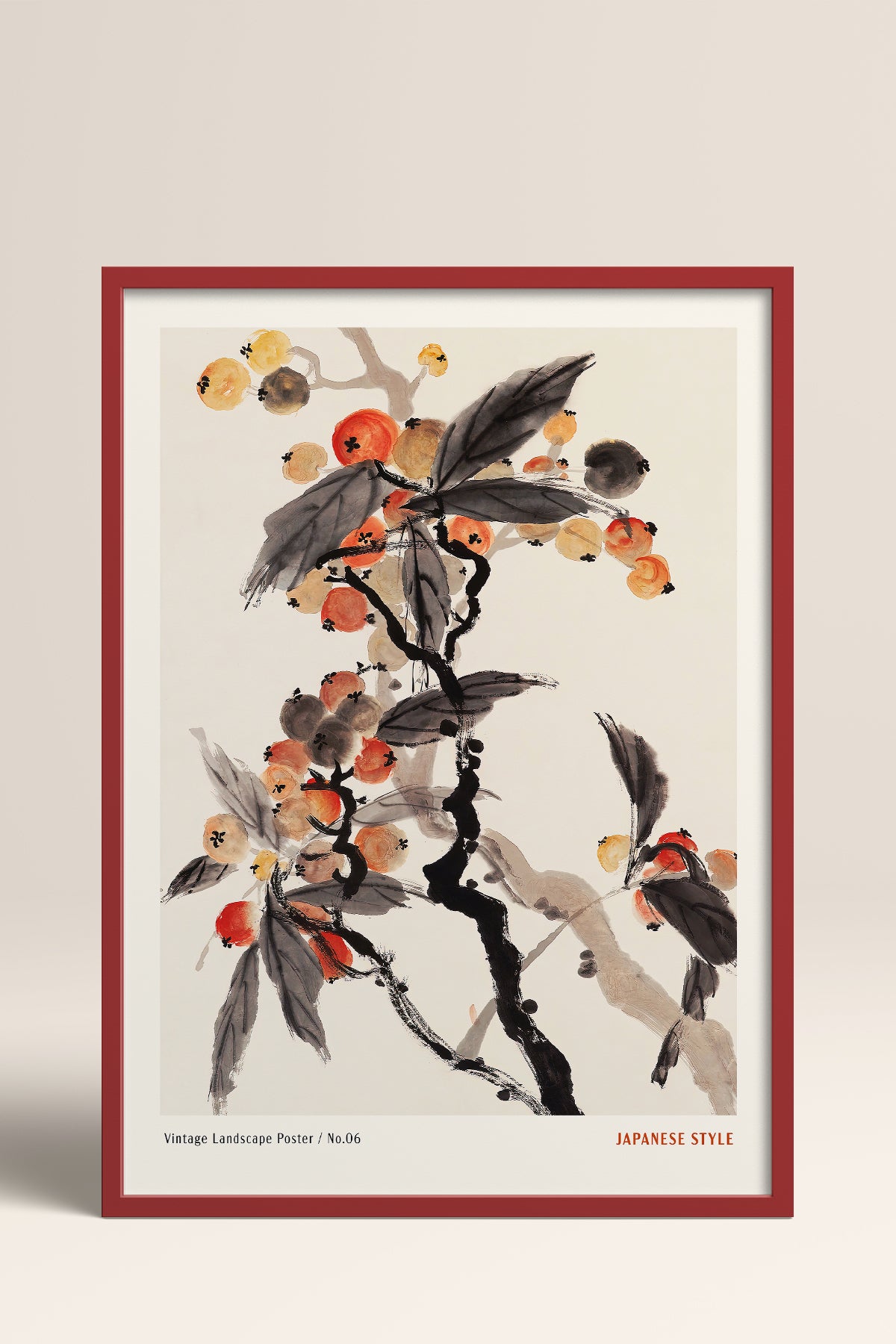 HOMEPACK Ahşap Çerçeveli Tablo Çerçeveli Poster Sanatsal Modern Duvar Dekoru JPN-051