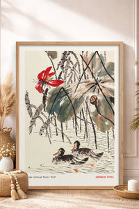 HOMEPACK Ahşap Çerçeveli Tablo Çerçeveli Poster Sanatsal Modern Duvar Dekoru JPN-052