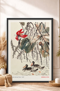 HOMEPACK Ahşap Çerçeveli Tablo Çerçeveli Poster Sanatsal Modern Duvar Dekoru JPN-052