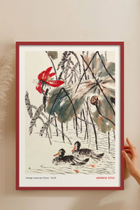 HOMEPACK Ahşap Çerçeveli Tablo Çerçeveli Poster Sanatsal Modern Duvar Dekoru JPN-052
