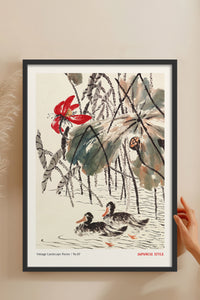 HOMEPACK Ahşap Çerçeveli Tablo Çerçeveli Poster Sanatsal Modern Duvar Dekoru JPN-052