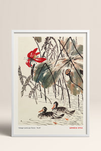 HOMEPACK Ahşap Çerçeveli Tablo Çerçeveli Poster Sanatsal Modern Duvar Dekoru JPN-052