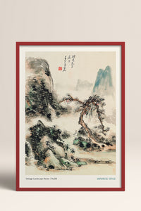 HOMEPACK Ahşap Çerçeveli Tablo Çerçeveli Poster Sanatsal Modern Duvar Dekoru JPN-053