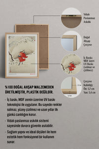 HOMEPACK Ahşap Çerçeveli Tablo Çerçeveli Poster Sanatsal Modern Duvar Dekoru JPN-055