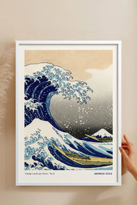 HOMEPACK Ahşap Çerçeveli Tablo Çerçeveli Poster Sanatsal Modern Duvar Dekoru JPN-057
