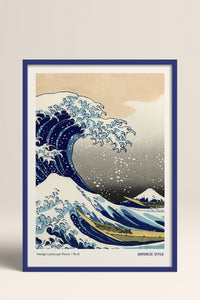 HOMEPACK Ahşap Çerçeveli Tablo Çerçeveli Poster Sanatsal Modern Duvar Dekoru JPN-057