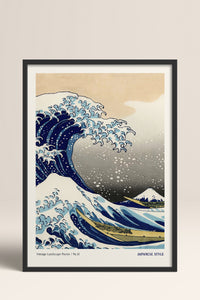 HOMEPACK Ahşap Çerçeveli Tablo Çerçeveli Poster Sanatsal Modern Duvar Dekoru JPN-057