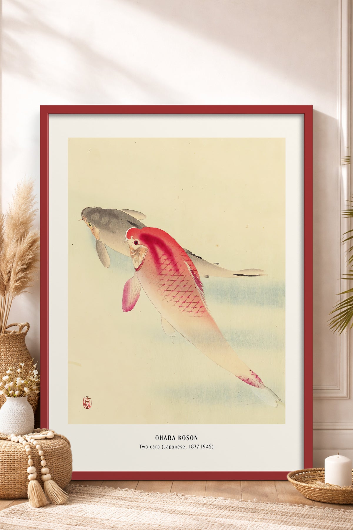 HOMEPACK Ahşap Çerçeveli Tablo Çerçeveli Poster Sanatsal Modern Duvar Dekoru JPN-06
