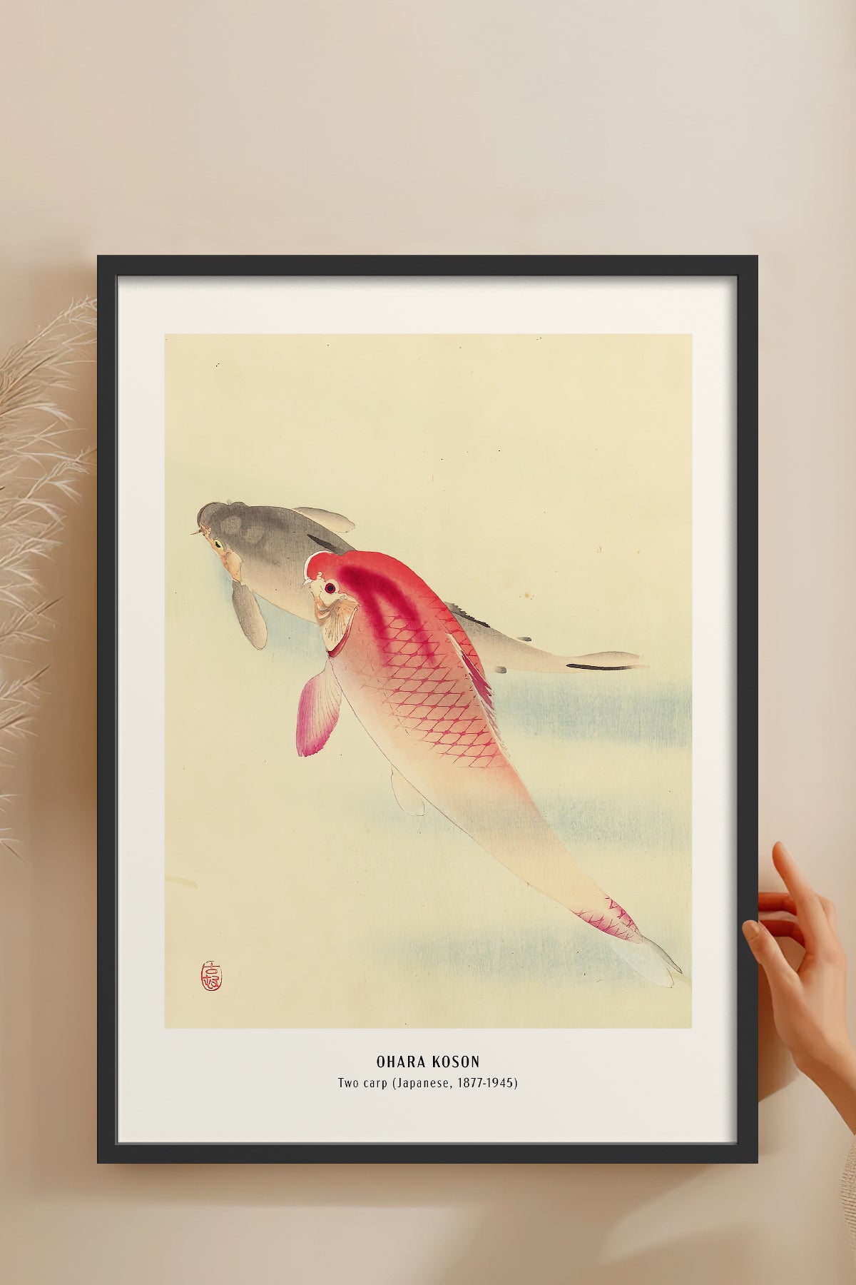 HOMEPACK Ahşap Çerçeveli Tablo Çerçeveli Poster Sanatsal Modern Duvar Dekoru JPN-06