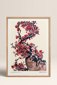 HOMEPACK Ahşap Çerçeveli Tablo Çerçeveli Poster Sanatsal Modern Duvar Dekoru JPN-061