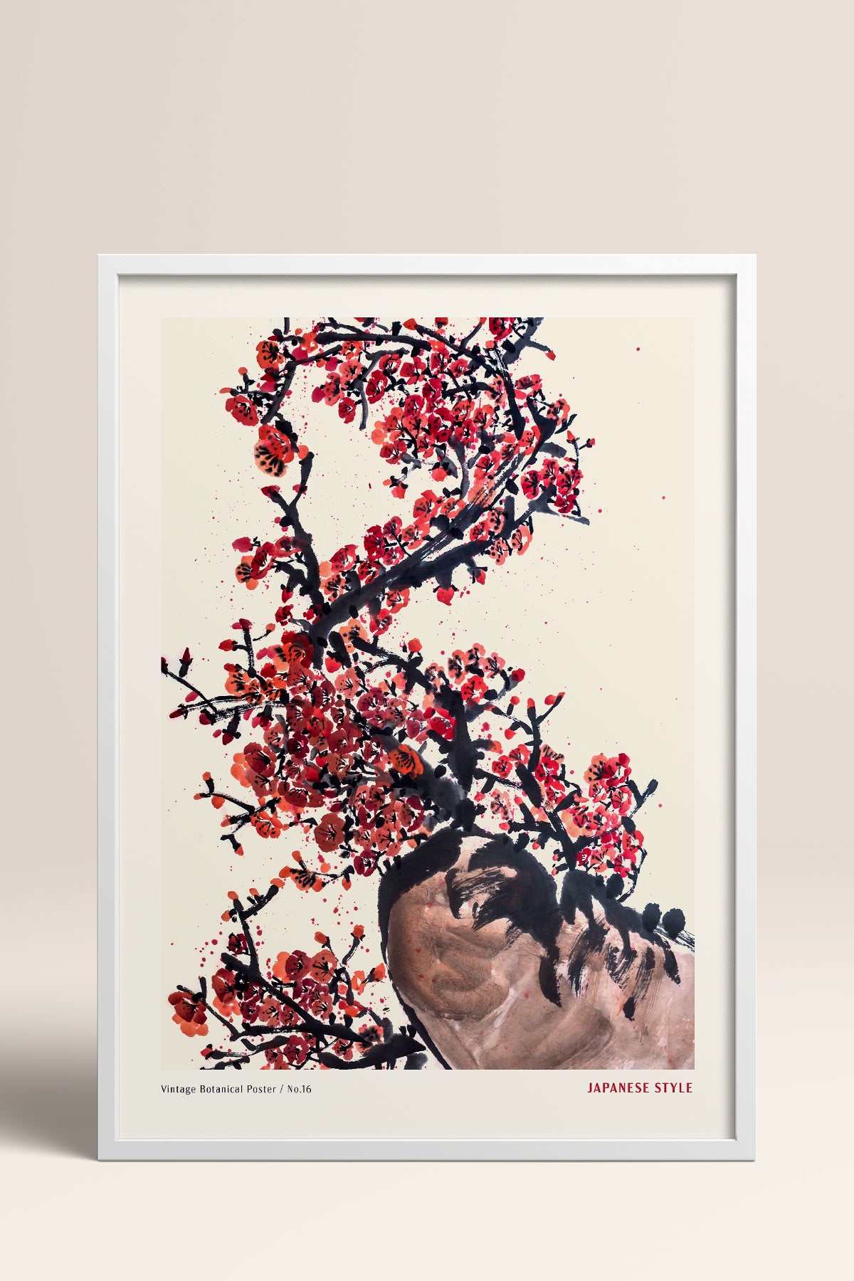 HOMEPACK Ahşap Çerçeveli Tablo Çerçeveli Poster Sanatsal Modern Duvar Dekoru JPN-061