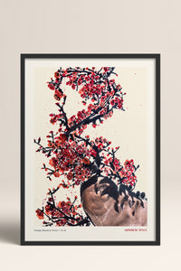 HOMEPACK Ahşap Çerçeveli Tablo Çerçeveli Poster Sanatsal Modern Duvar Dekoru JPN-061