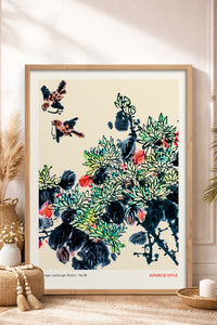 HOMEPACK Ahşap Çerçeveli Tablo Çerçeveli Poster Sanatsal Modern Duvar Dekoru JPN-063