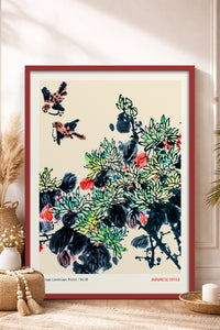 HOMEPACK Ahşap Çerçeveli Tablo Çerçeveli Poster Sanatsal Modern Duvar Dekoru JPN-063