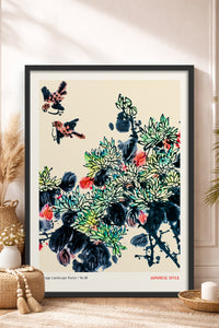 HOMEPACK Ahşap Çerçeveli Tablo Çerçeveli Poster Sanatsal Modern Duvar Dekoru JPN-063