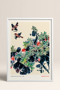 HOMEPACK Ahşap Çerçeveli Tablo Çerçeveli Poster Sanatsal Modern Duvar Dekoru JPN-063