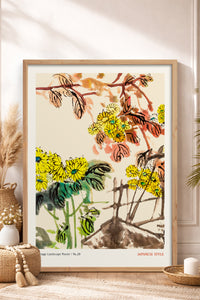 HOMEPACK Ahşap Çerçeveli Tablo Çerçeveli Poster Sanatsal Modern Duvar Dekoru JPN-065
