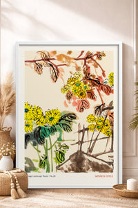 HOMEPACK Ahşap Çerçeveli Tablo Çerçeveli Poster Sanatsal Modern Duvar Dekoru JPN-065