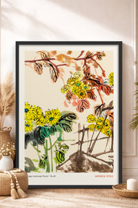 HOMEPACK Ahşap Çerçeveli Tablo Çerçeveli Poster Sanatsal Modern Duvar Dekoru JPN-065