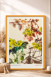 HOMEPACK Ahşap Çerçeveli Tablo Çerçeveli Poster Sanatsal Modern Duvar Dekoru JPN-065