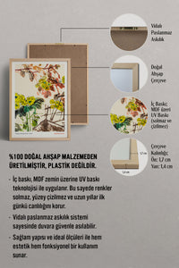 HOMEPACK Ahşap Çerçeveli Tablo Çerçeveli Poster Sanatsal Modern Duvar Dekoru JPN-065
