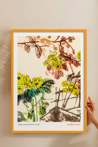 HOMEPACK Ahşap Çerçeveli Tablo Çerçeveli Poster Sanatsal Modern Duvar Dekoru JPN-065