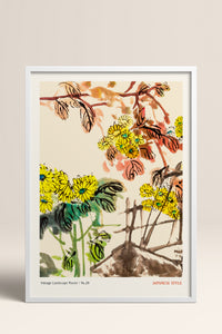 HOMEPACK Ahşap Çerçeveli Tablo Çerçeveli Poster Sanatsal Modern Duvar Dekoru JPN-065