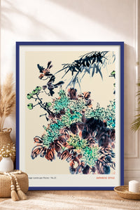 HOMEPACK Ahşap Çerçeveli Tablo Çerçeveli Poster Sanatsal Modern Duvar Dekoru JPN-068