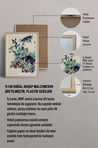 HOMEPACK Ahşap Çerçeveli Tablo Çerçeveli Poster Sanatsal Modern Duvar Dekoru JPN-068
