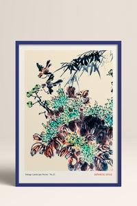 HOMEPACK Ahşap Çerçeveli Tablo Çerçeveli Poster Sanatsal Modern Duvar Dekoru JPN-068